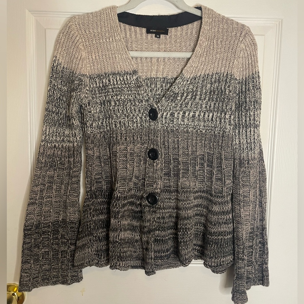BCBG MAXAZRIA KNIT SWEATER TOP